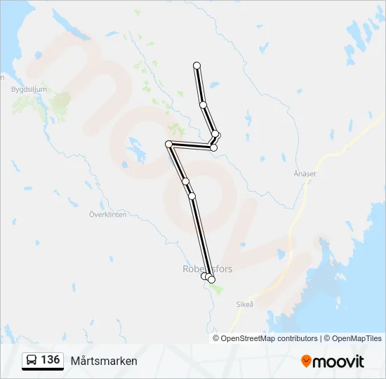 136  Line Map