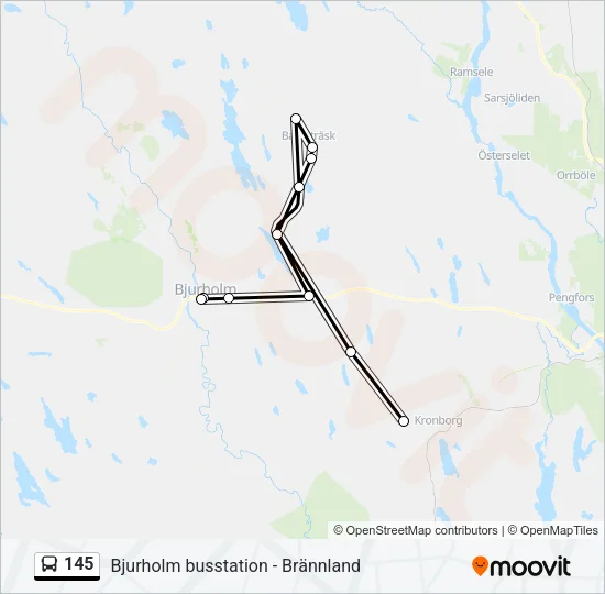 145  Line Map