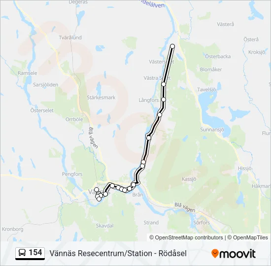 154  Line Map
