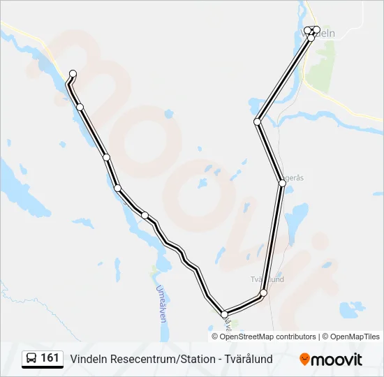 161 Bus Line Map
