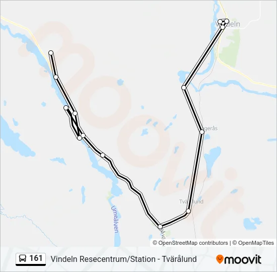 161 Bus Line Map