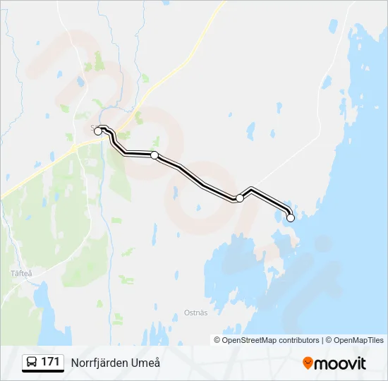 171 Bus Line Map