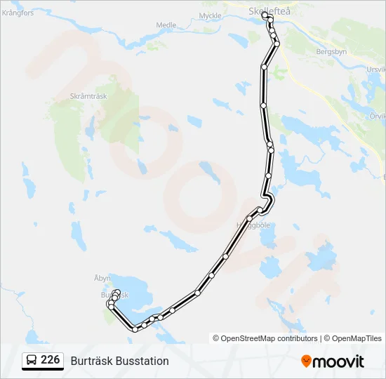 226 Bus Line Map