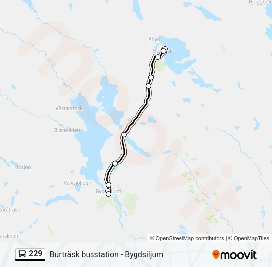229  Line Map