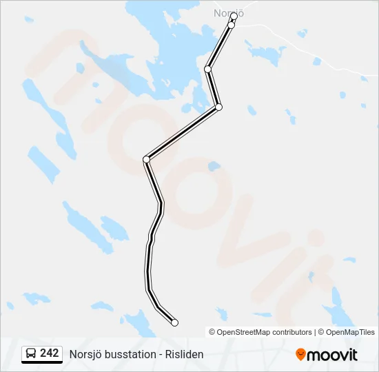 242 Bus Line Map