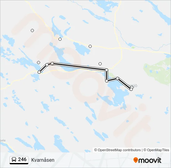 246 Bus Line Map