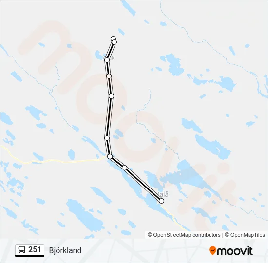 251  Line Map