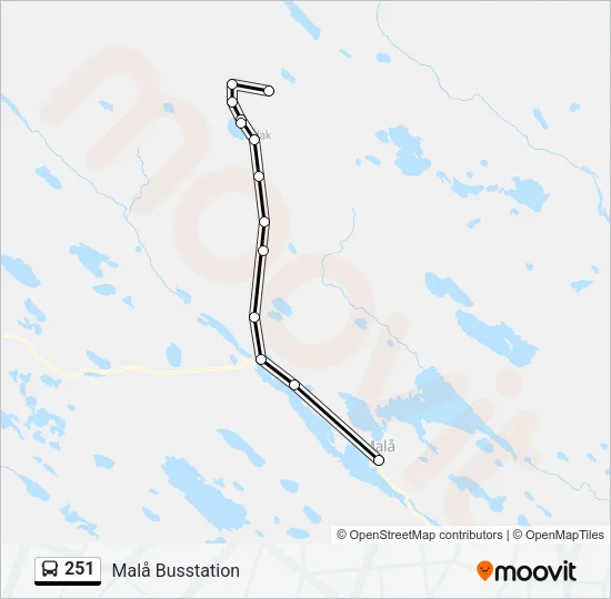 251  Line Map