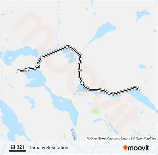 321 Bus Line Map