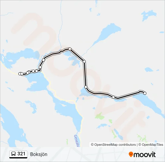 321 Bus Line Map