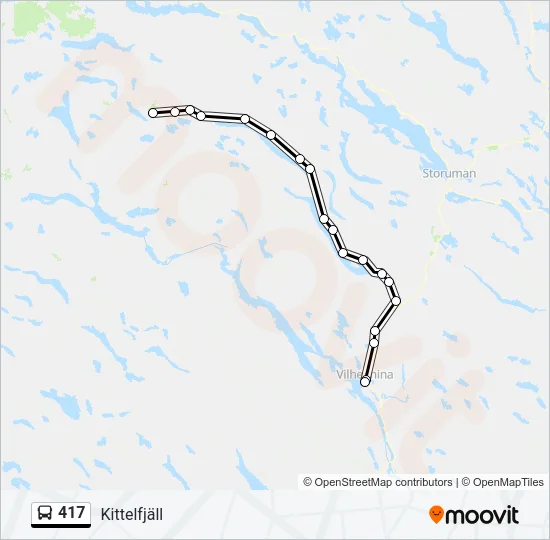 417 Bus Line Map