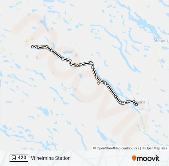420 Bus Line Map