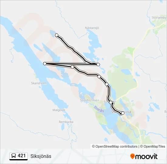 421  Line Map