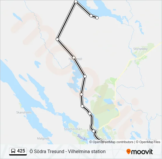 425  Line Map