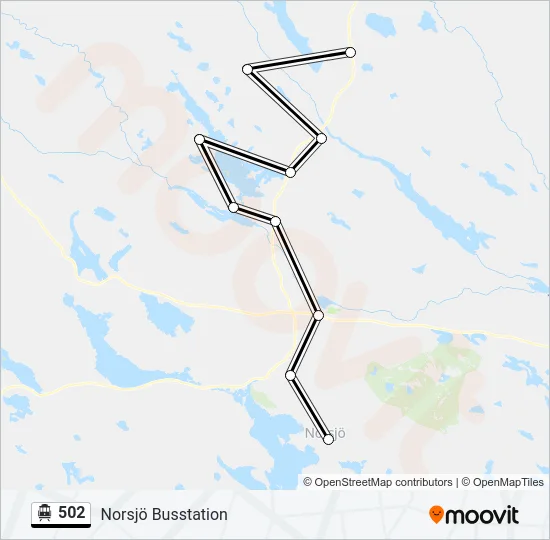 502 Cable Car Line Map
