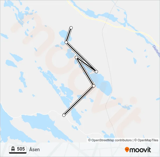 505 Cable Car Line Map