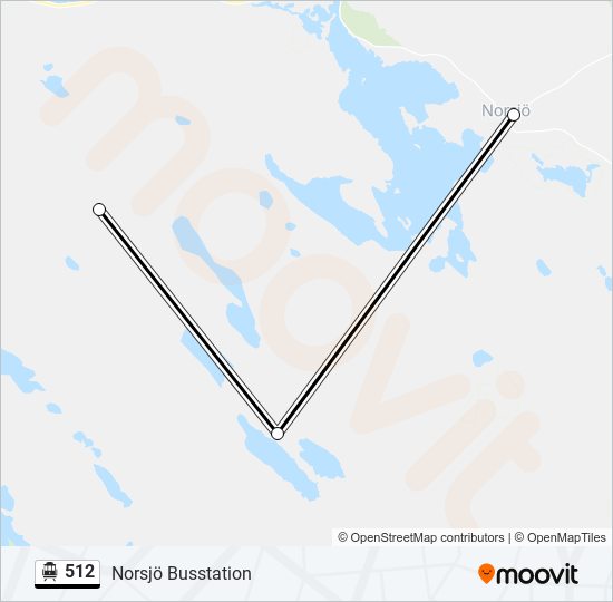 512 cable car Line Map