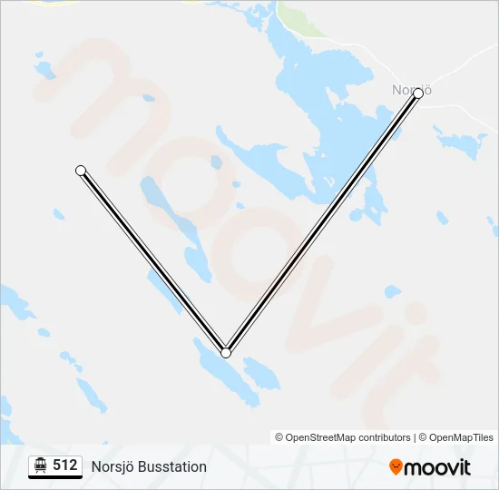 512 Cable Car Line Map