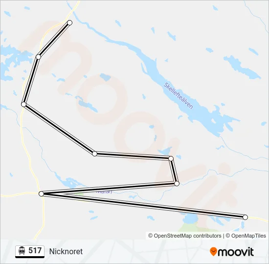 517 Cable Car Line Map