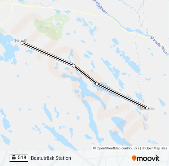 519 Cable Car Line Map