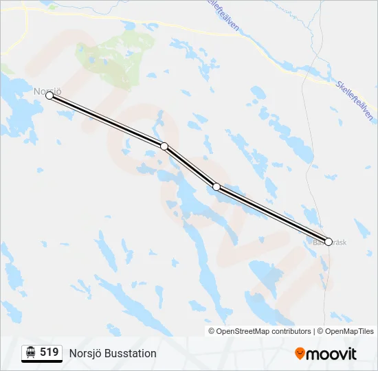 519 Cable Car Line Map