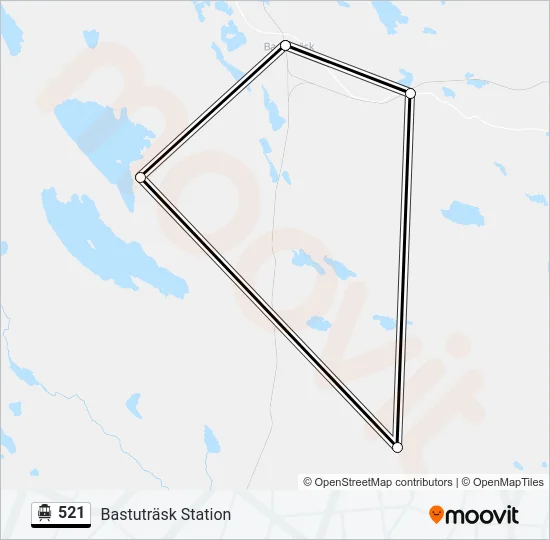 521 Cable Car Line Map