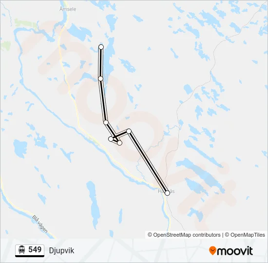 549 Cable Car Line Map
