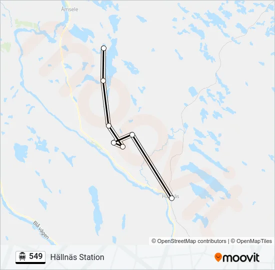 549 Cable Car Line Map