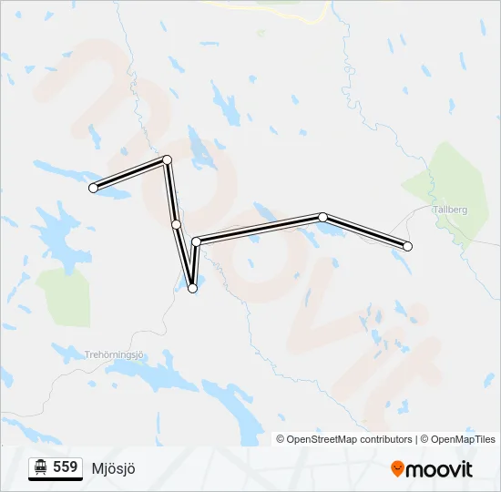 559 Cable Car Line Map