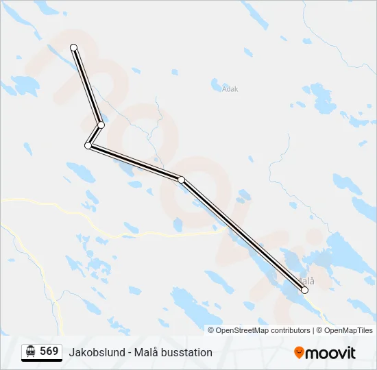 569 Cable Car Line Map