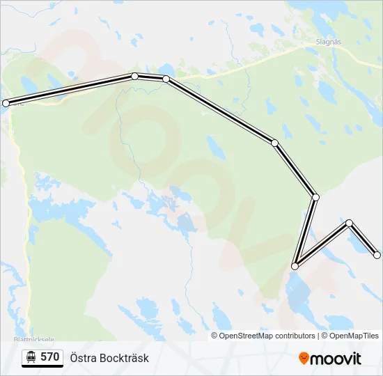 570 Cable Car Line Map