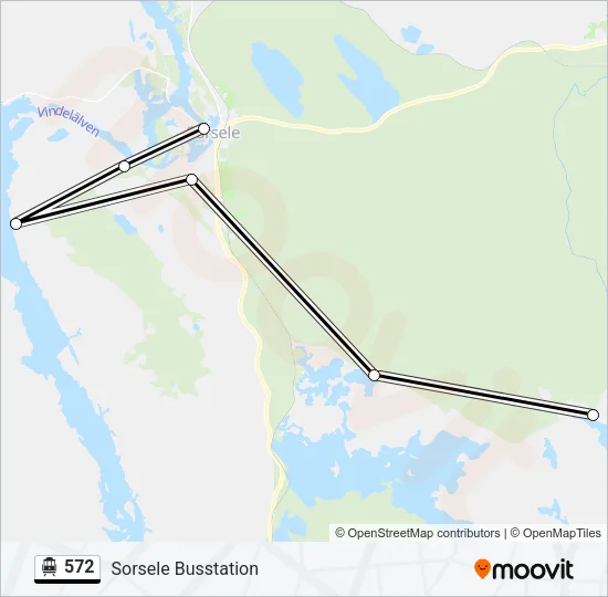 572 Cable Car Line Map