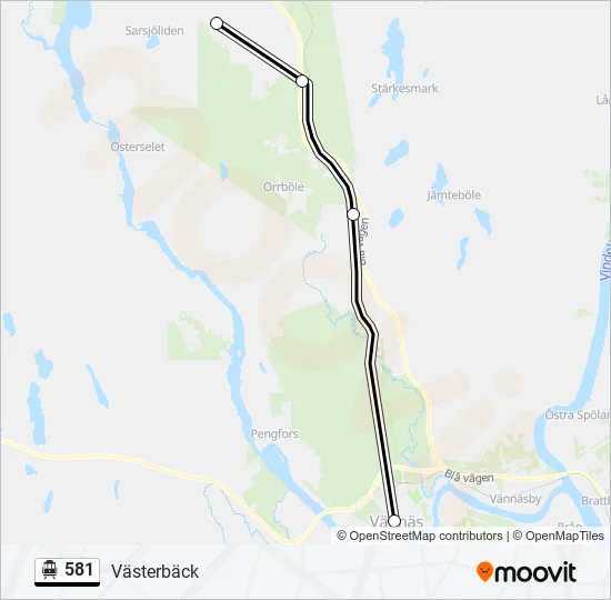 581 Cable Car Line Map