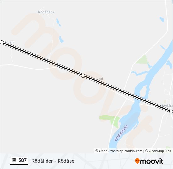 587 cable car Line Map