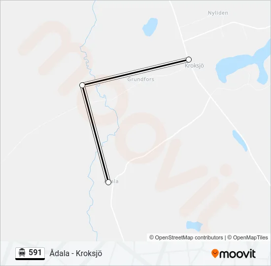 591 Cable Car Line Map