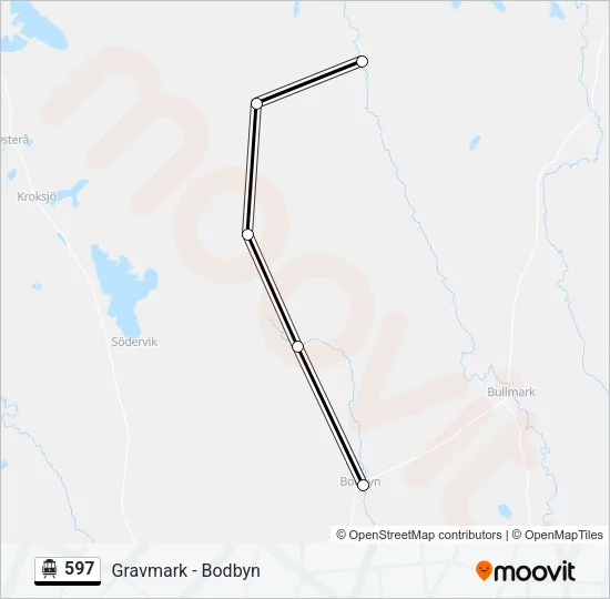 597 Cable Car Line Map