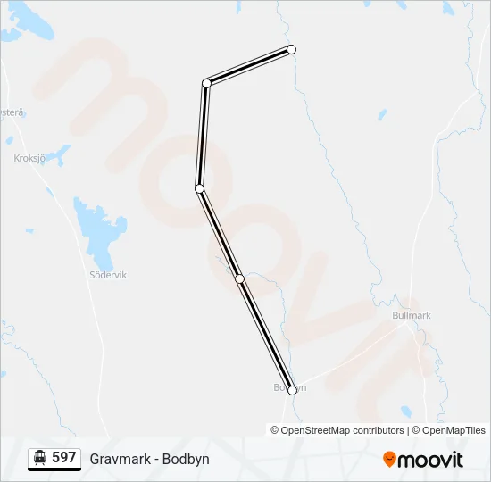 597 Cable Car Line Map