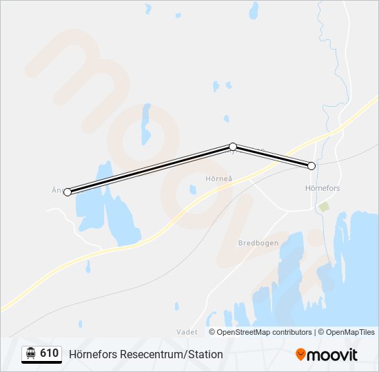 610 cable car Line Map