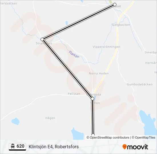 620 Cable Car Line Map