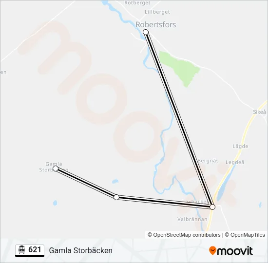 621 Cable Car Line Map