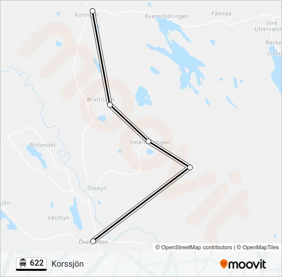 622 Cable Car Line Map