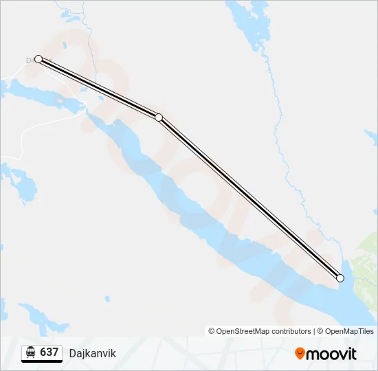 637 Cable Car Line Map