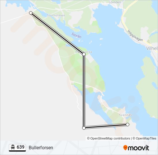 639 cable car Line Map