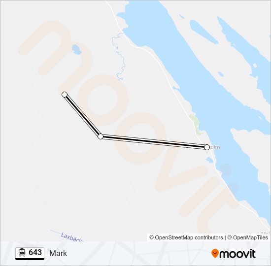 643 cable car Line Map