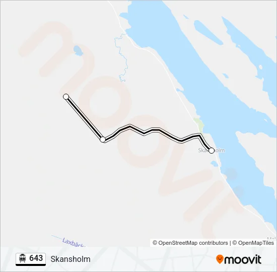 643 Cable Car Line Map