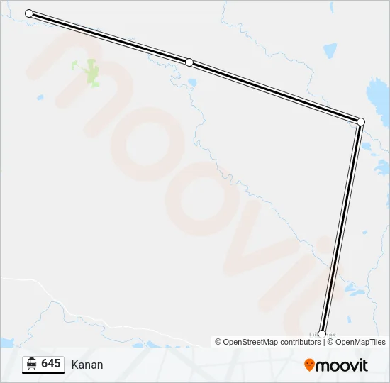 645 Cable Car Line Map