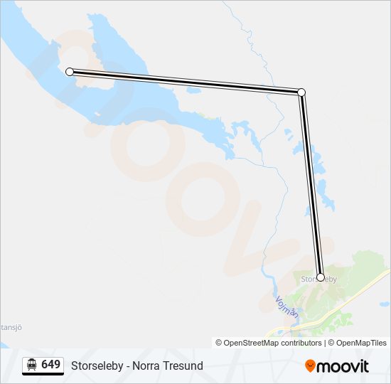 649 cable car Line Map