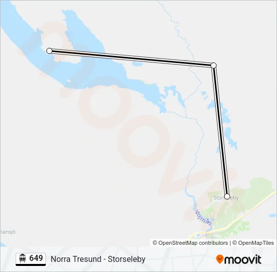 649 Cable Car Line Map