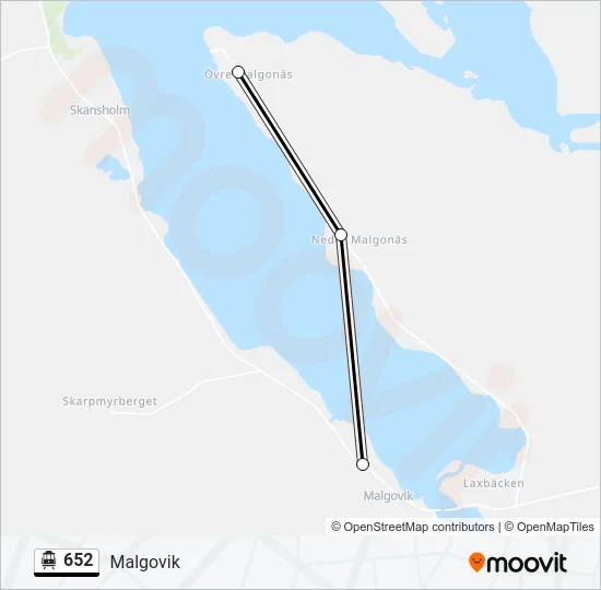 652 Cable Car Line Map
