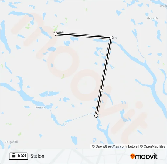 653 Cable Car Line Map